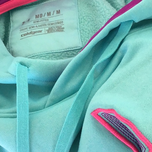 UNDER ARMOUR STORM SEMI FITTED HOODIE SWEATSHIRT SIZE MEDIUM - Picture 6 of 12